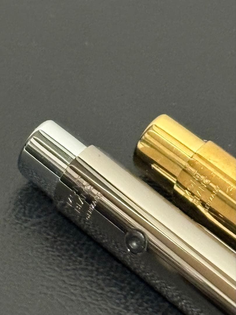 モンブラン　レオナルド　ボールペン　シルバー&ゴールド2本組　動作良好美品