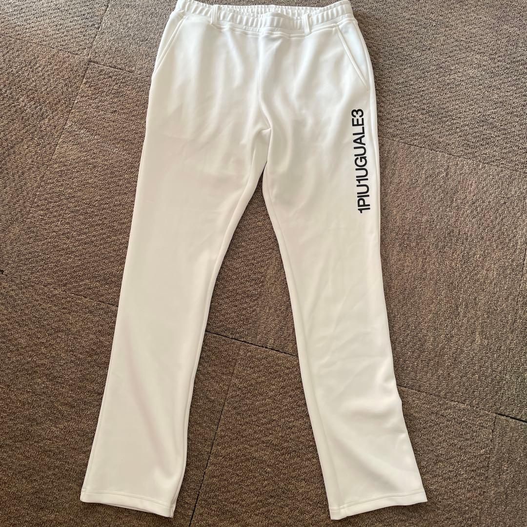 ウノピュウ　1PIU1UGUALE3 パンツ　ホワイト　白