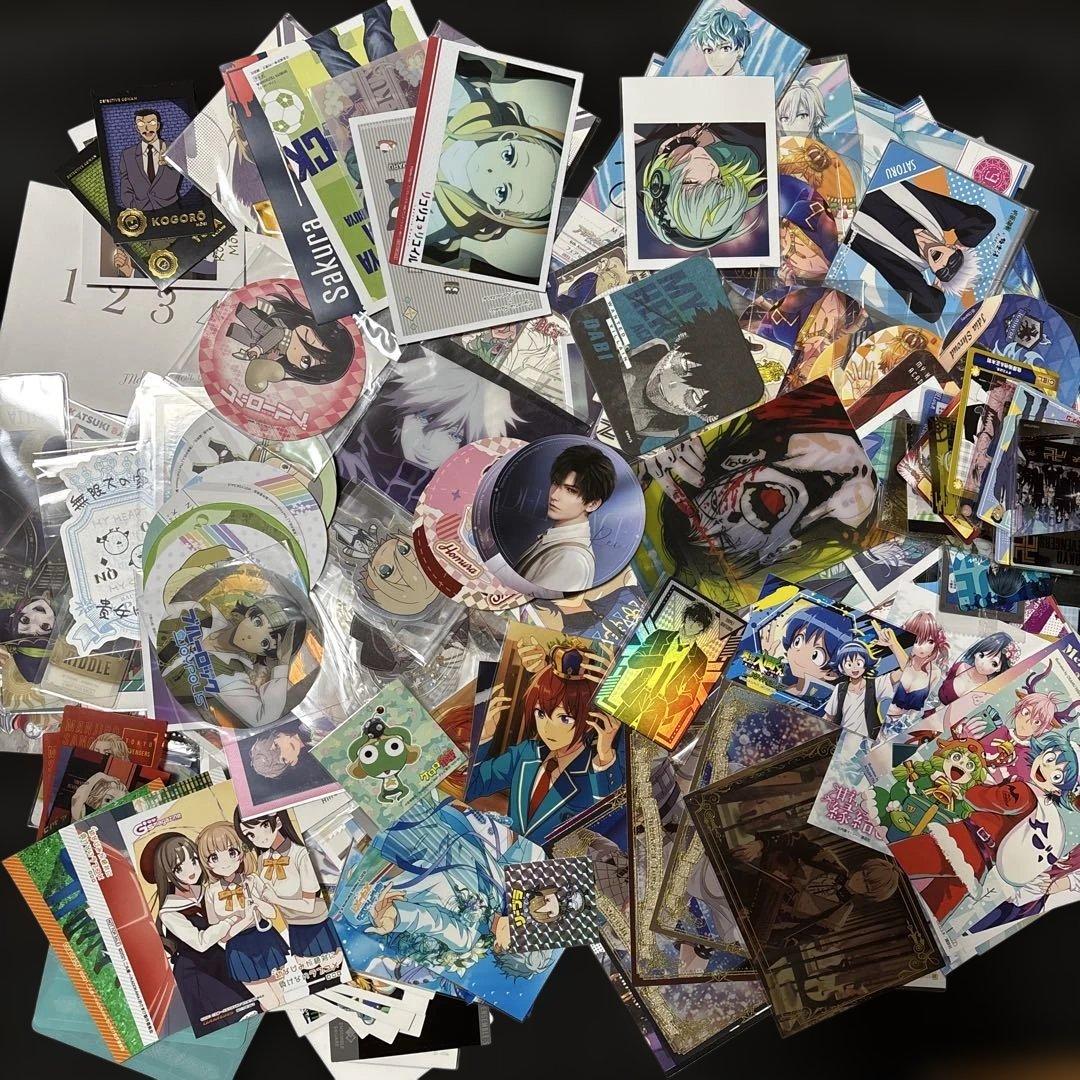 アニメ 紙雑貨 ブロマイド ポスカ カード シール など まとめ売り 350枚
