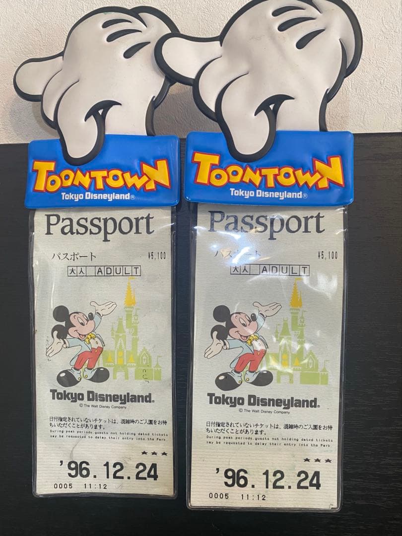 東京ディズニーランド 旧パスポート 当時物まとめ売り