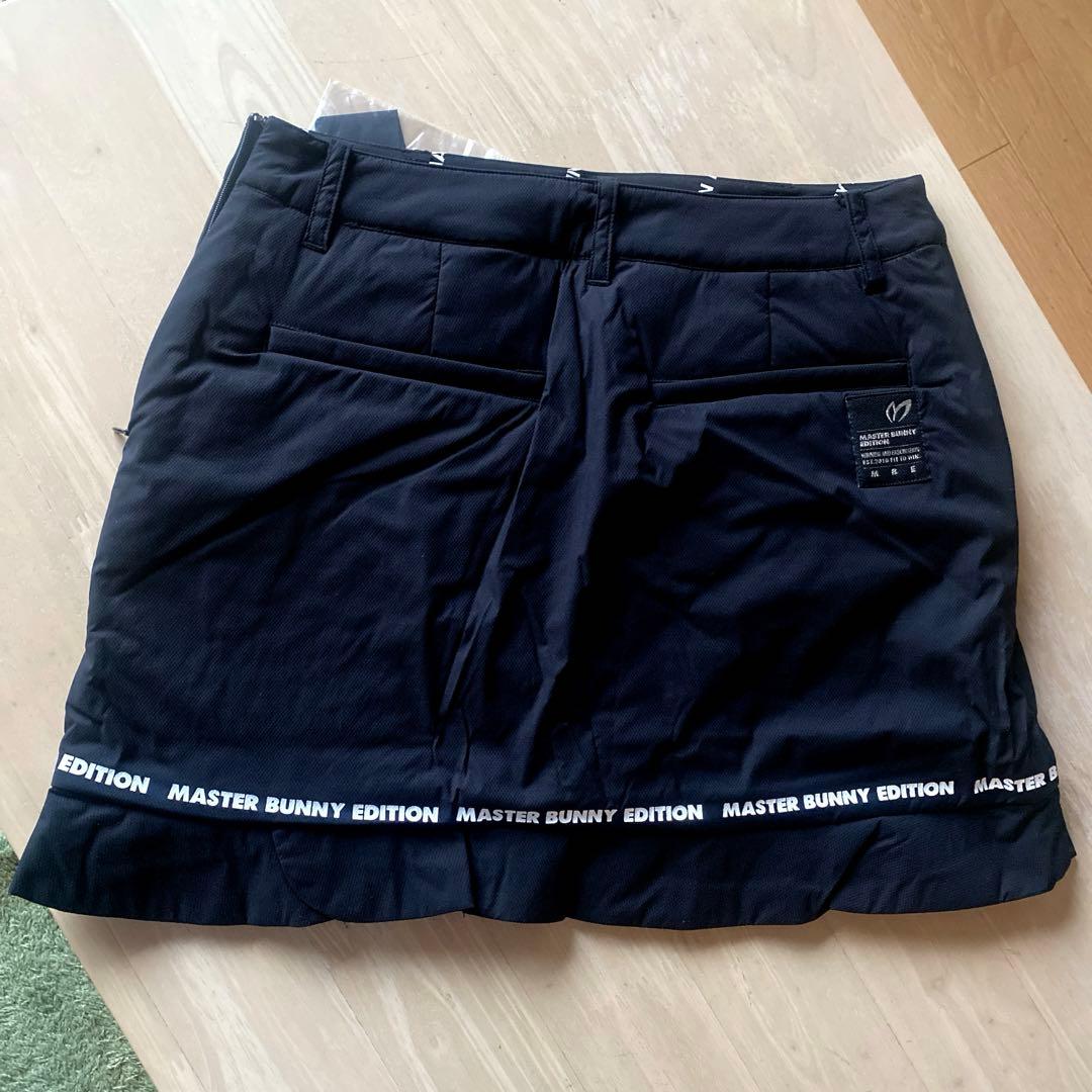 パーリーゲイツ☆新品 マスターバニー 中綿入り ストレッチ 防寒 スカート