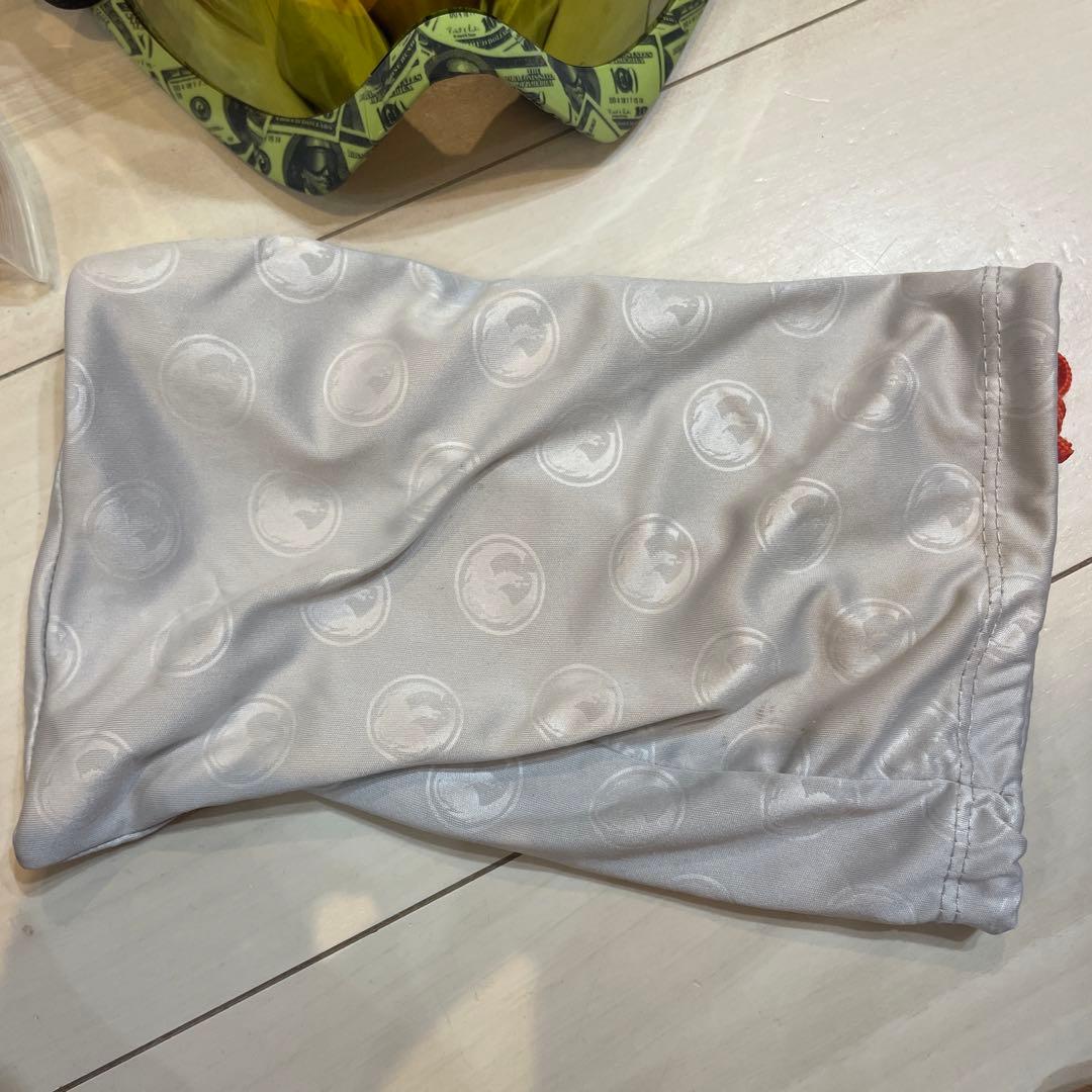 スキーゴーグル 緑色デザイン イエローレンズ