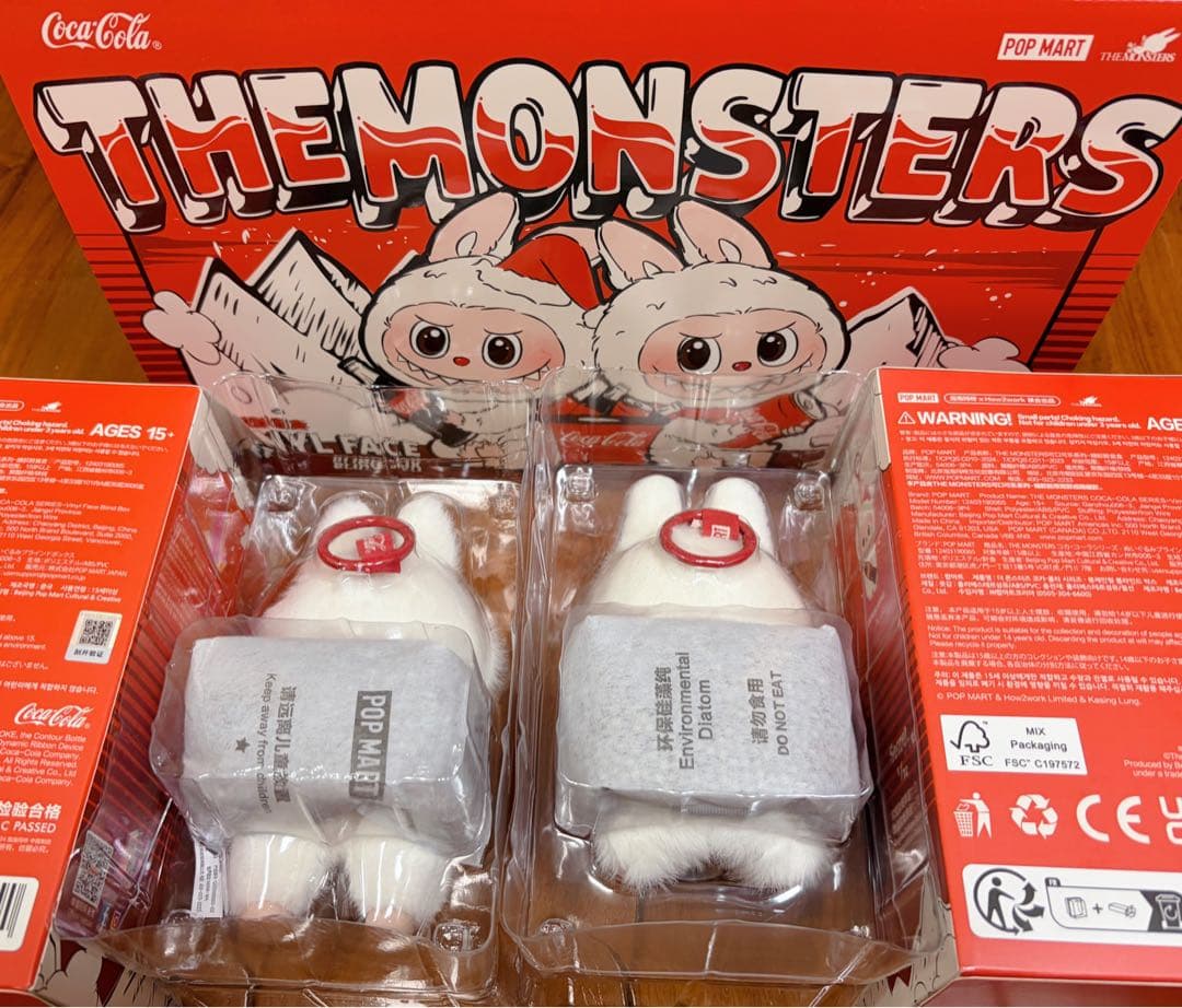 Coca-Cola ラブブ コカコーラ瓶　コラー缶