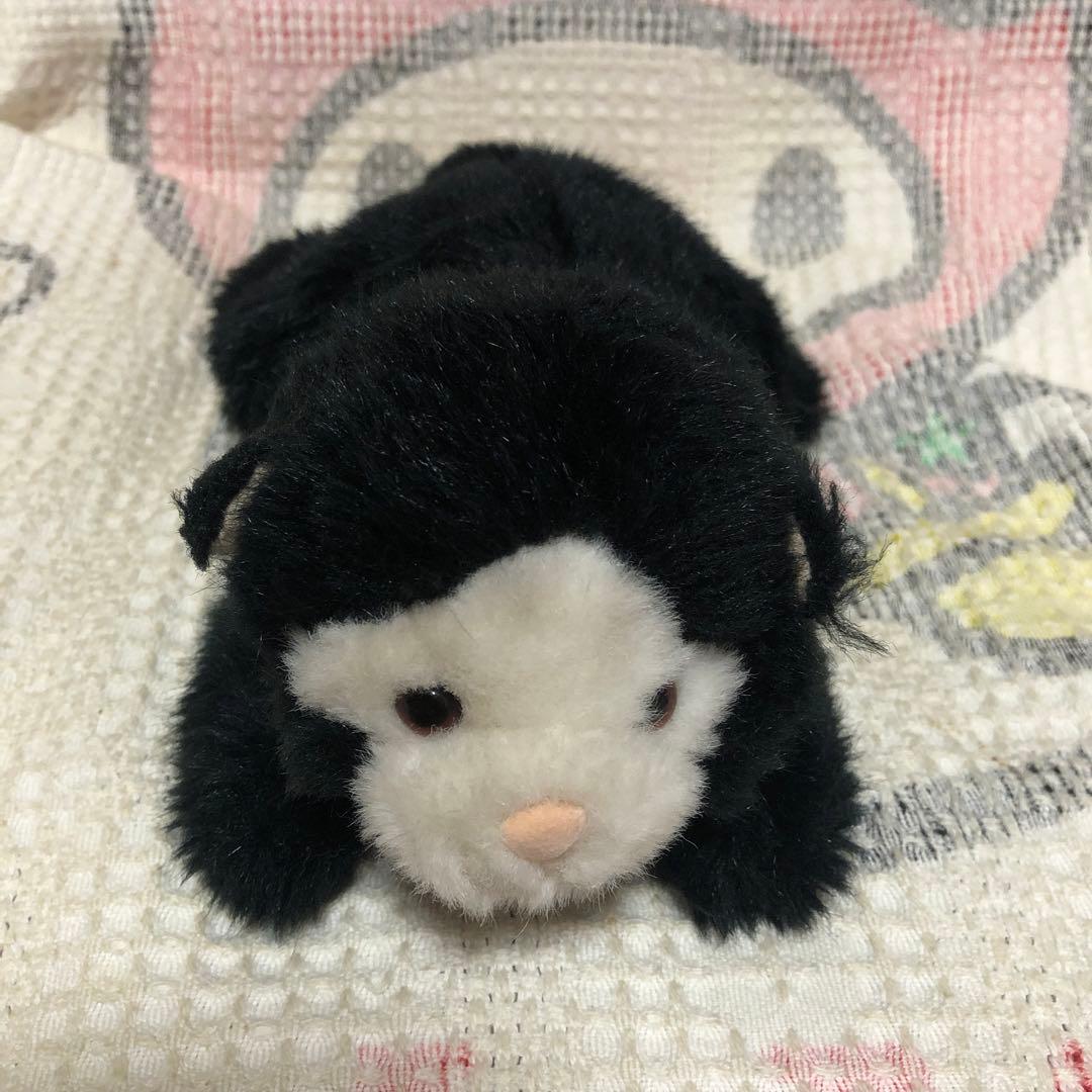 モンスイユ　黒猫　ぬいぐるみ　日本製　中古品