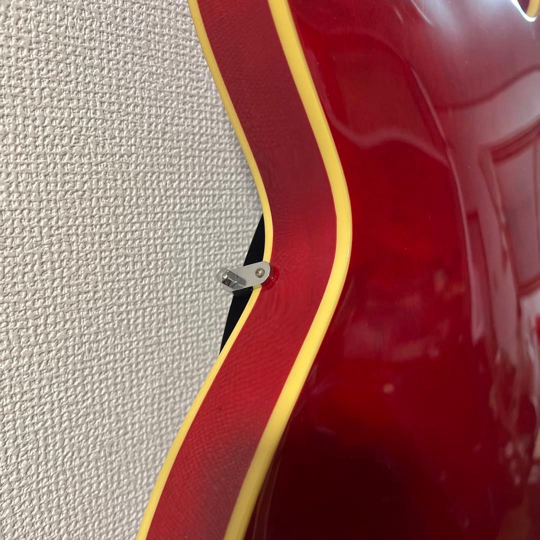 Cort セミアコースティックギター レッド