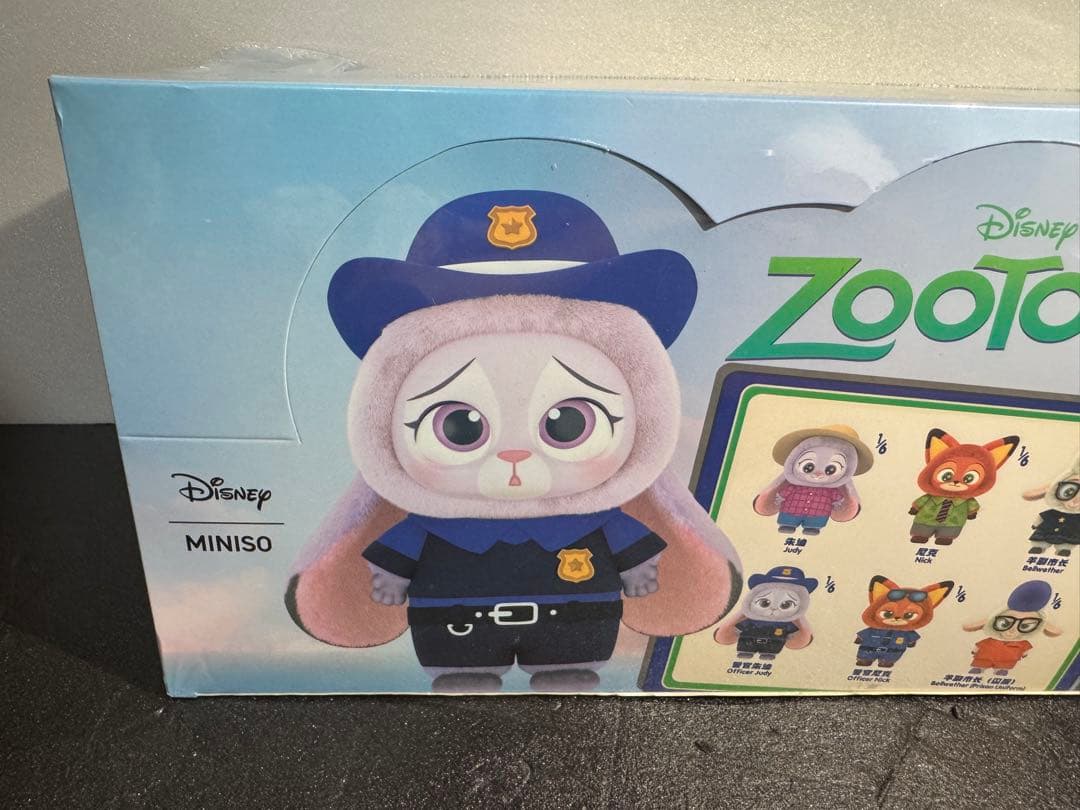 ディズニー×MINISOコラボ　ズートピアぬいぐるみペンダント6個セット