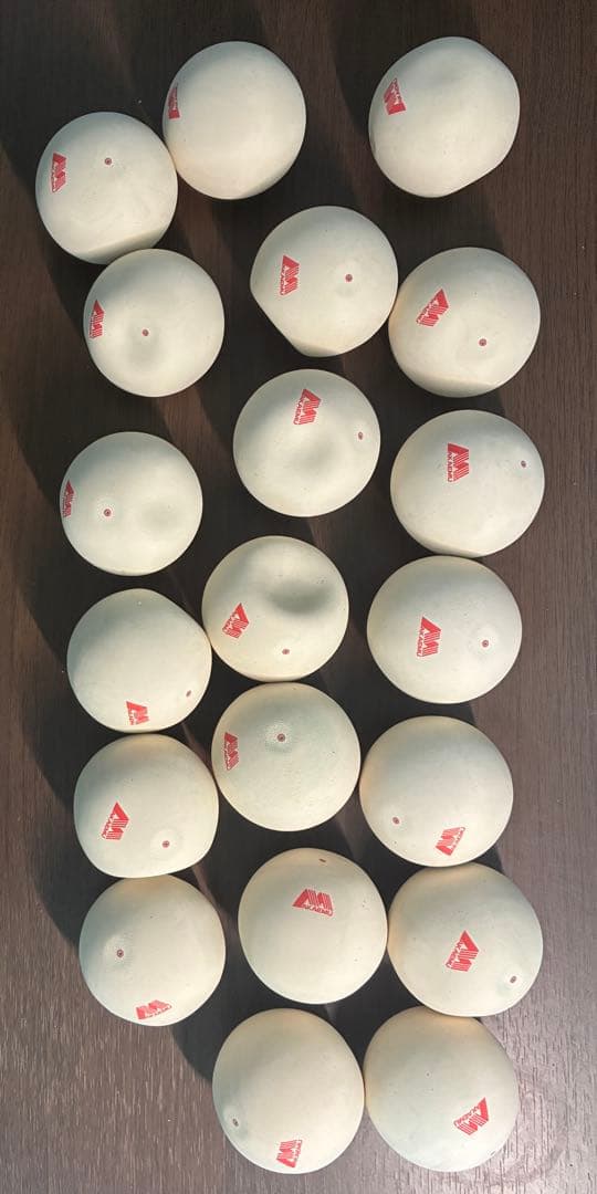 ソフトテニスボール　アカエム　60球