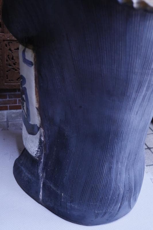 【引き取り限定】特大 古い信楽焼　狸 高さ115㎝ /骨董/古美術/美術品