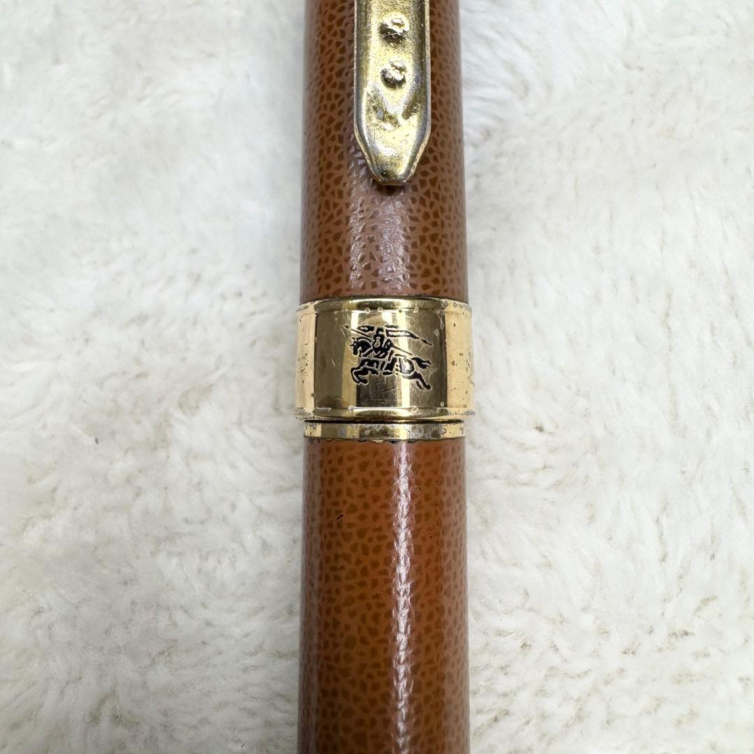 希少☆ Burberry Libera 革張　シャープペンシル　芯径0.5mm