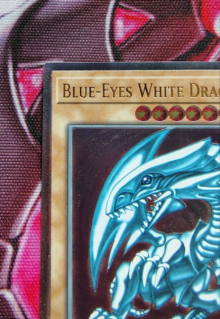 遊戯王 青眼の白龍 ブルーアイズ OTS28 レリーフ EU版 英語 美品