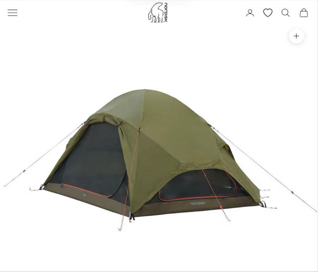 NORDISK OTRA 2 PU テント & Voss 14 PU タープ