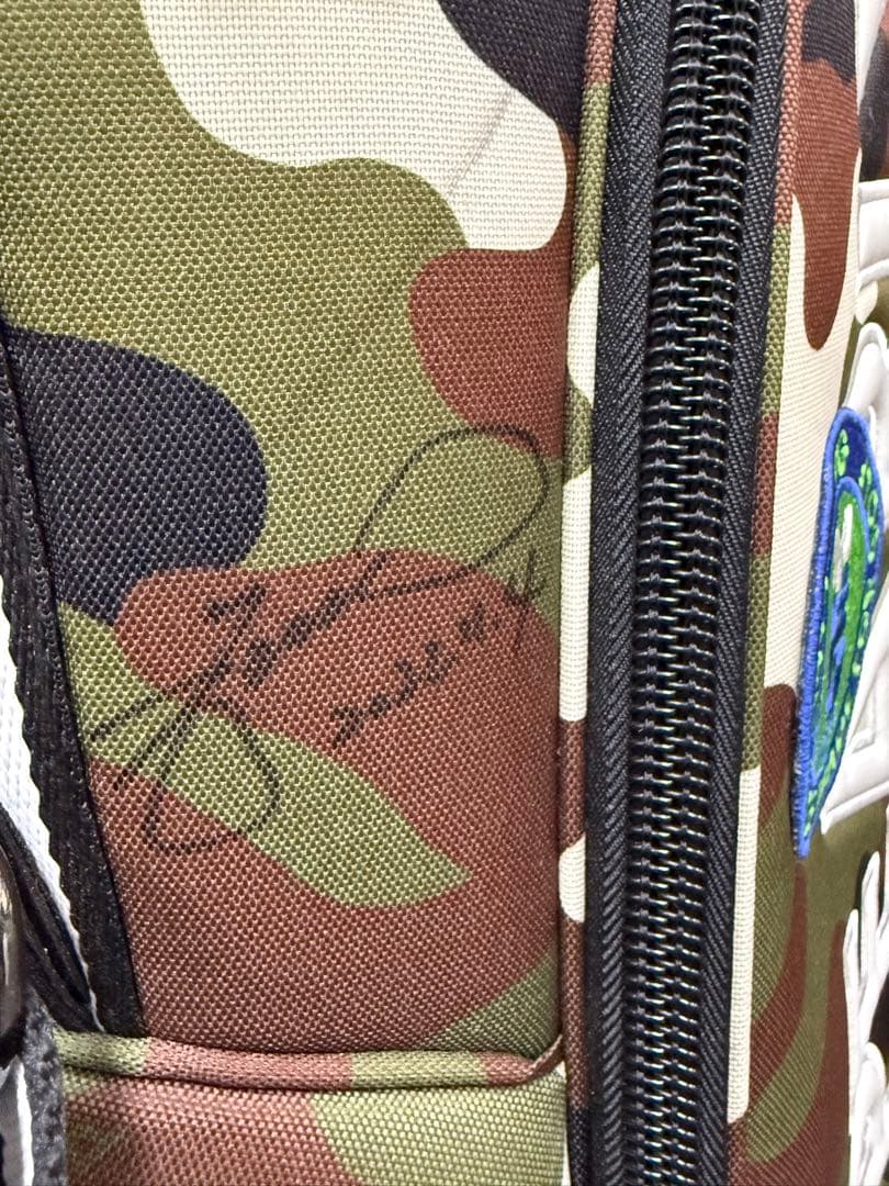 PEACE GATES 迷彩ワッペンキャディバッグ