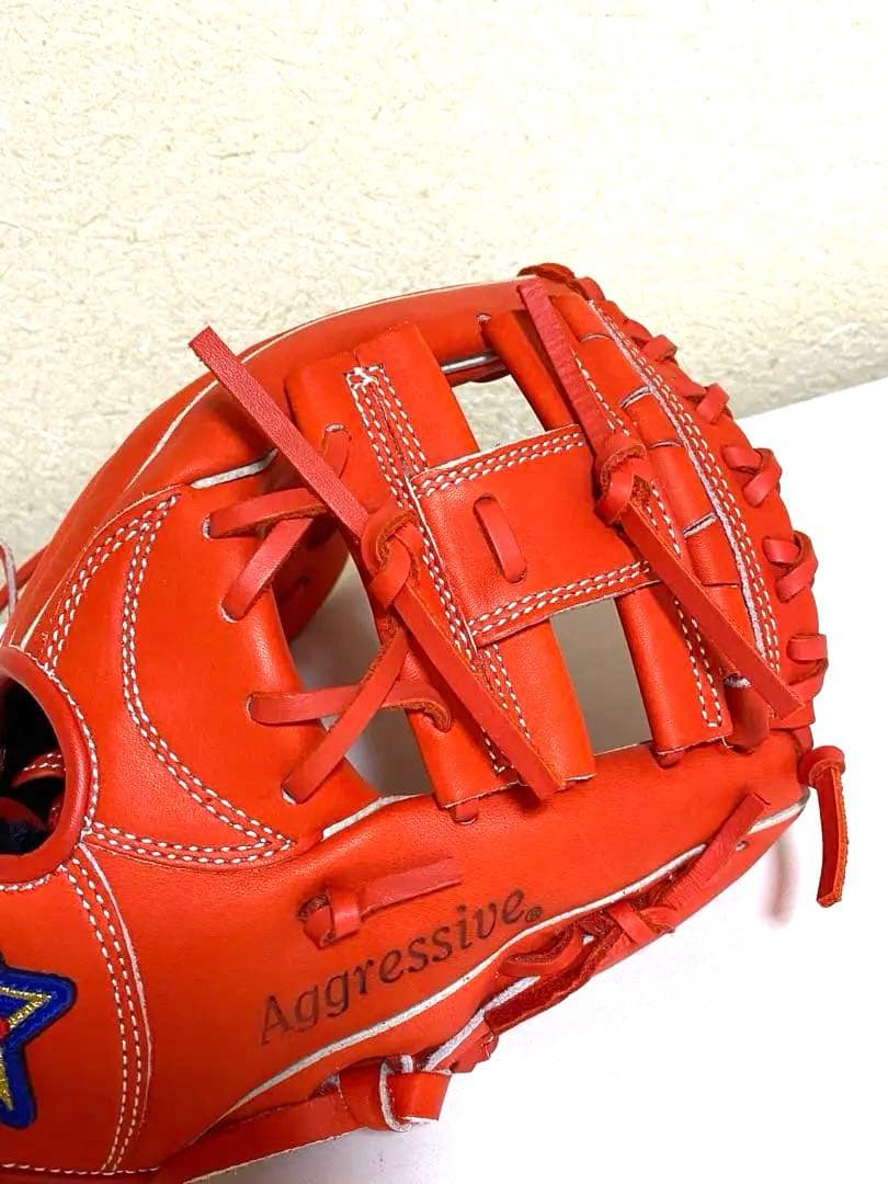 《新品未使用》久保田スラッガー軟式少年用グラブKSN-J6 Fオレンジ