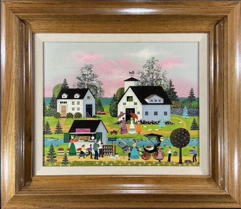 【260万円販売】ジェーン・ウースター・スコット油彩原画