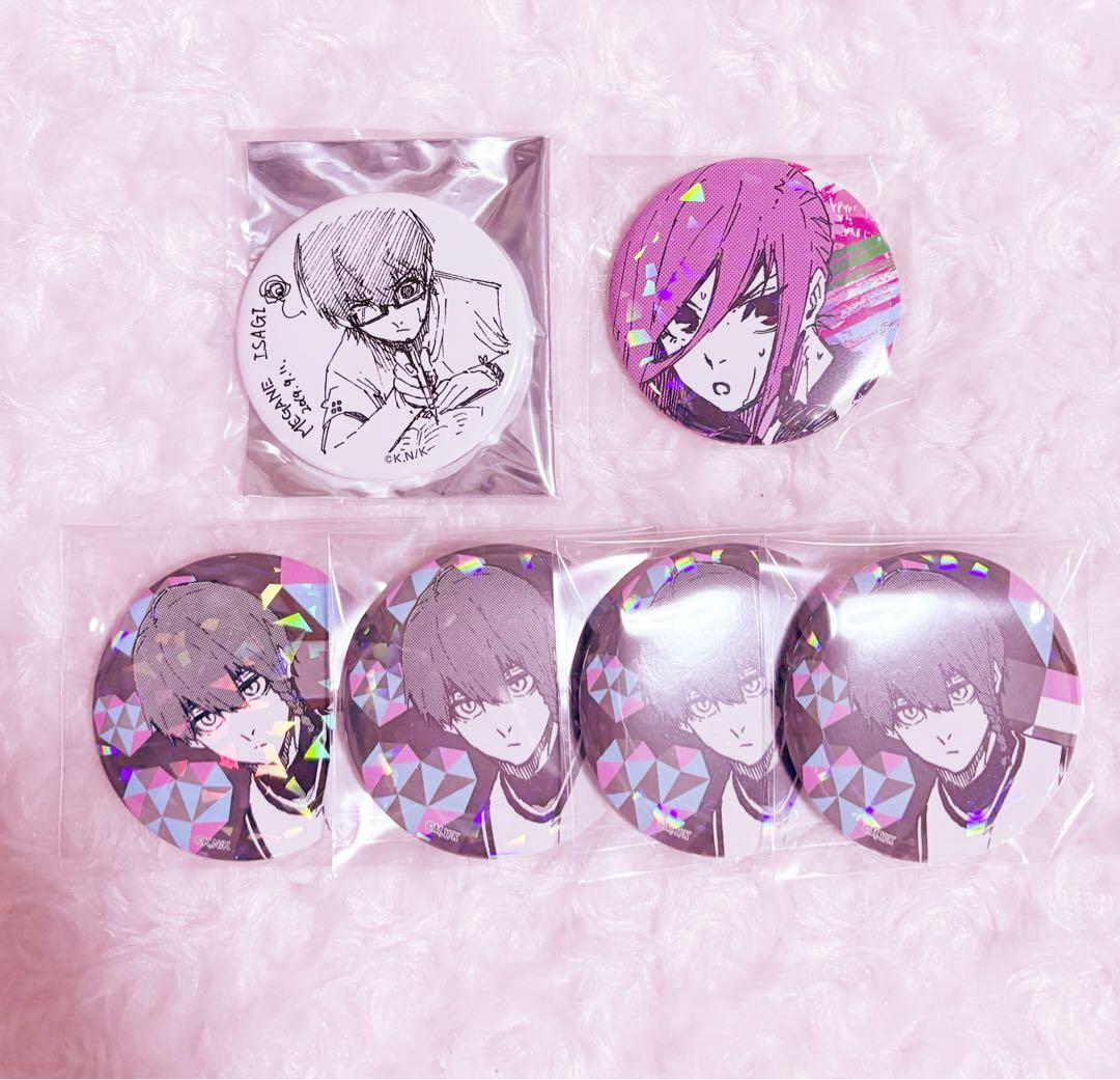 ブルーロック プリンセスカフェ あたり付き缶バッジくじ 潔 マズル 千切 黒名