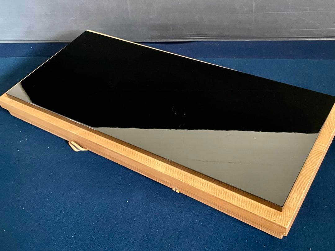 割引❣️【美品】「祖」輪島塗 真塗 長板 一双 宇太郎 共箱 炉 風炉（121⑧）