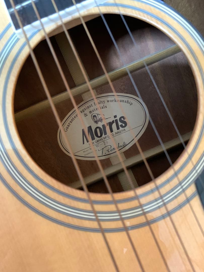 MORRIS アコースティックギター W-20 ハードケース付き