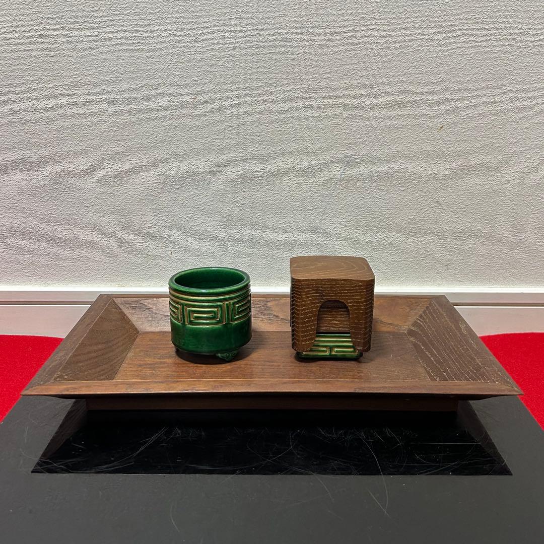 香盆セット　茶道具懐石茶箱鵬雲斎坐忘斎淡々斎即中斎而妙斎棗水指茶碗棗茶杓水屋道具