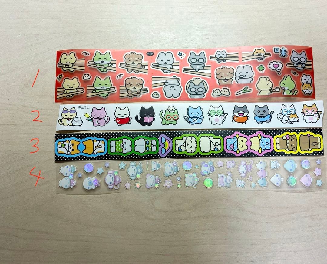 韓国作家 キスカット シール 切り売り heeheeclub ヒヒクラブ