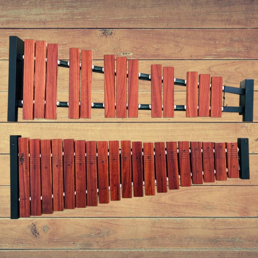 【廃盤品】YAMAHA TX-6 32音 シロフォン 卓上木琴 ケース付き