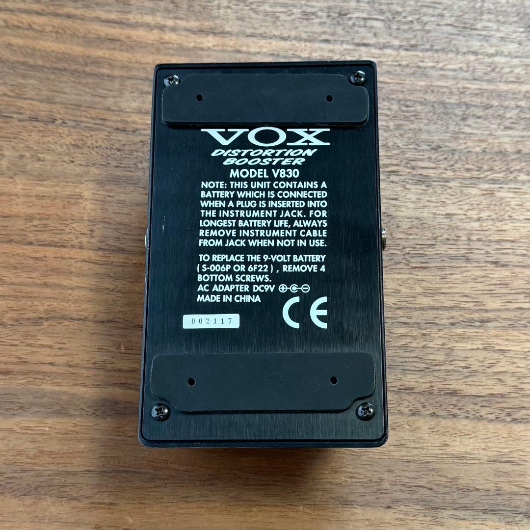 VOX V830 Distortion Booster｜希少　美品