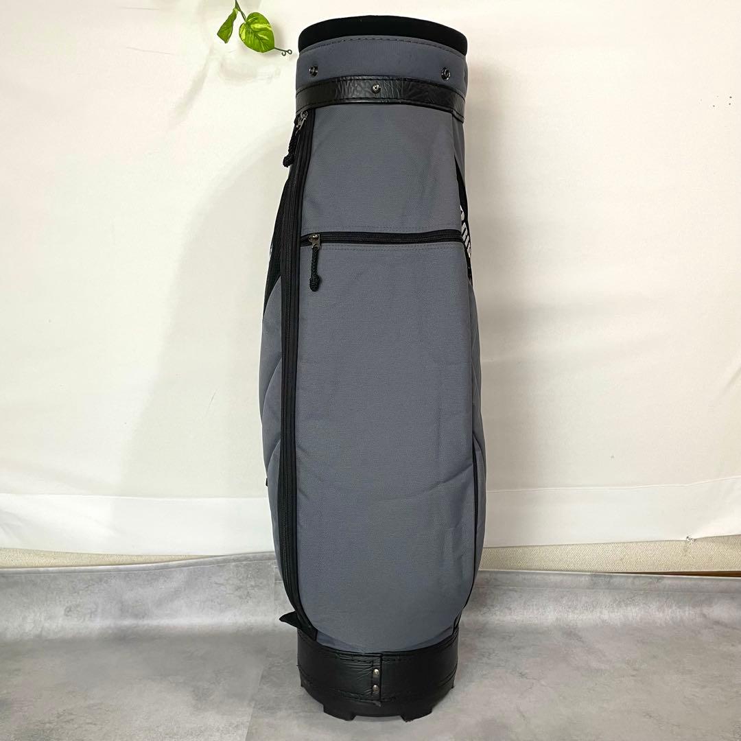 良品✨ブリヂストン キャディバッグ グレー フード×シャフトガード3本付き 軽量