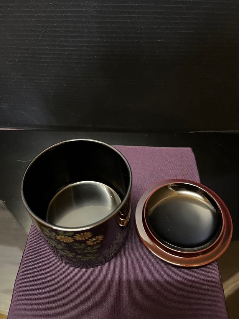 加賀蒔絵　鈴村清斎　輪島塗　棗