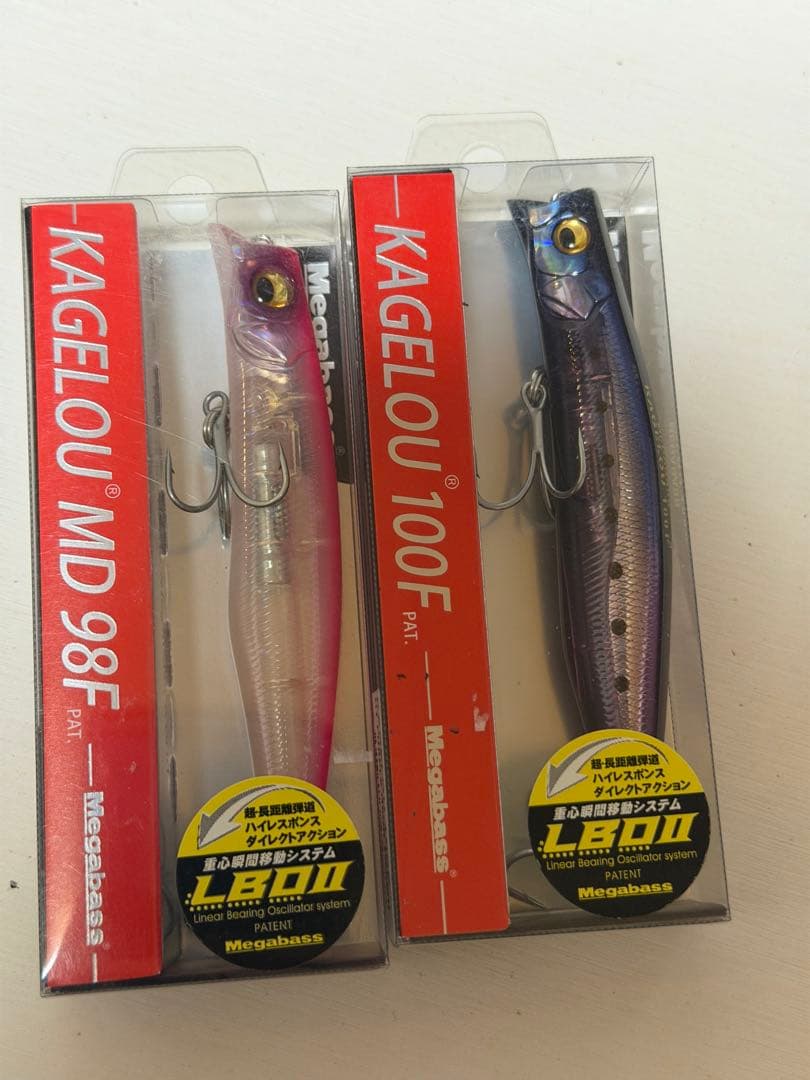 メガバス カゲロウ 100F、98F 4個セット