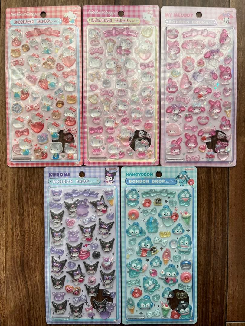 【正規品】ボンボンドロップシール　サンリオ第2弾 キティマイメロクロミハンギョ