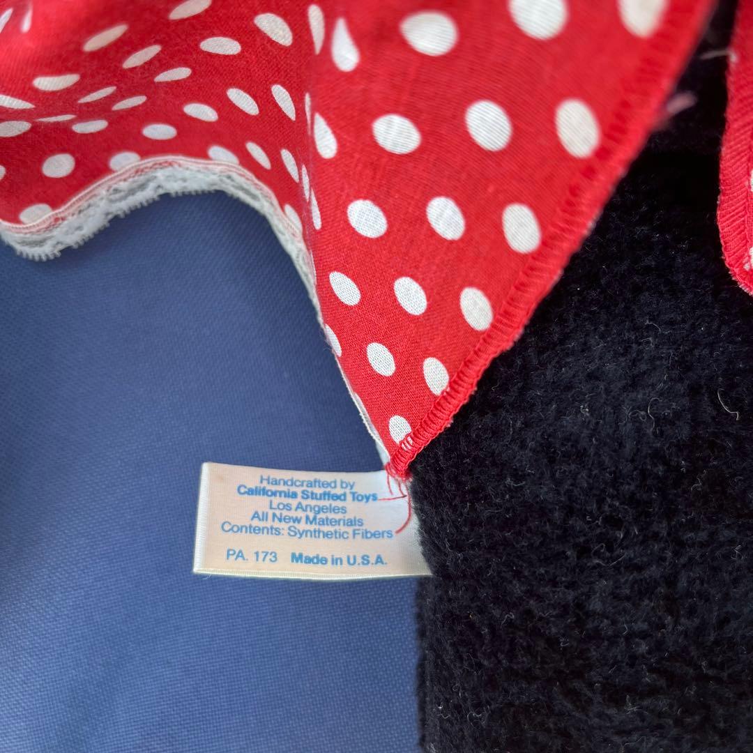 レトロ ミッキーマウス　ミニーマウス BIG ぬいぐるみ　3体セット USA