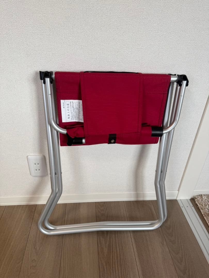 スノピークアウトドアチェア 赤