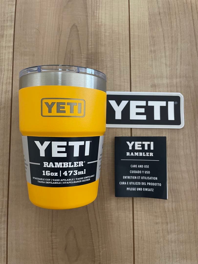 Yeti スタッカブルカップ　16oz イエロー　新品