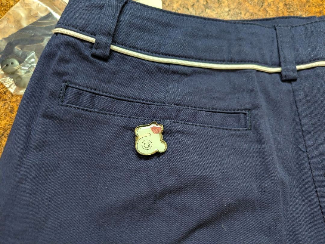 【archivio】未使用タグ付き ゴルフ ショートパンツ スコート ネイビー