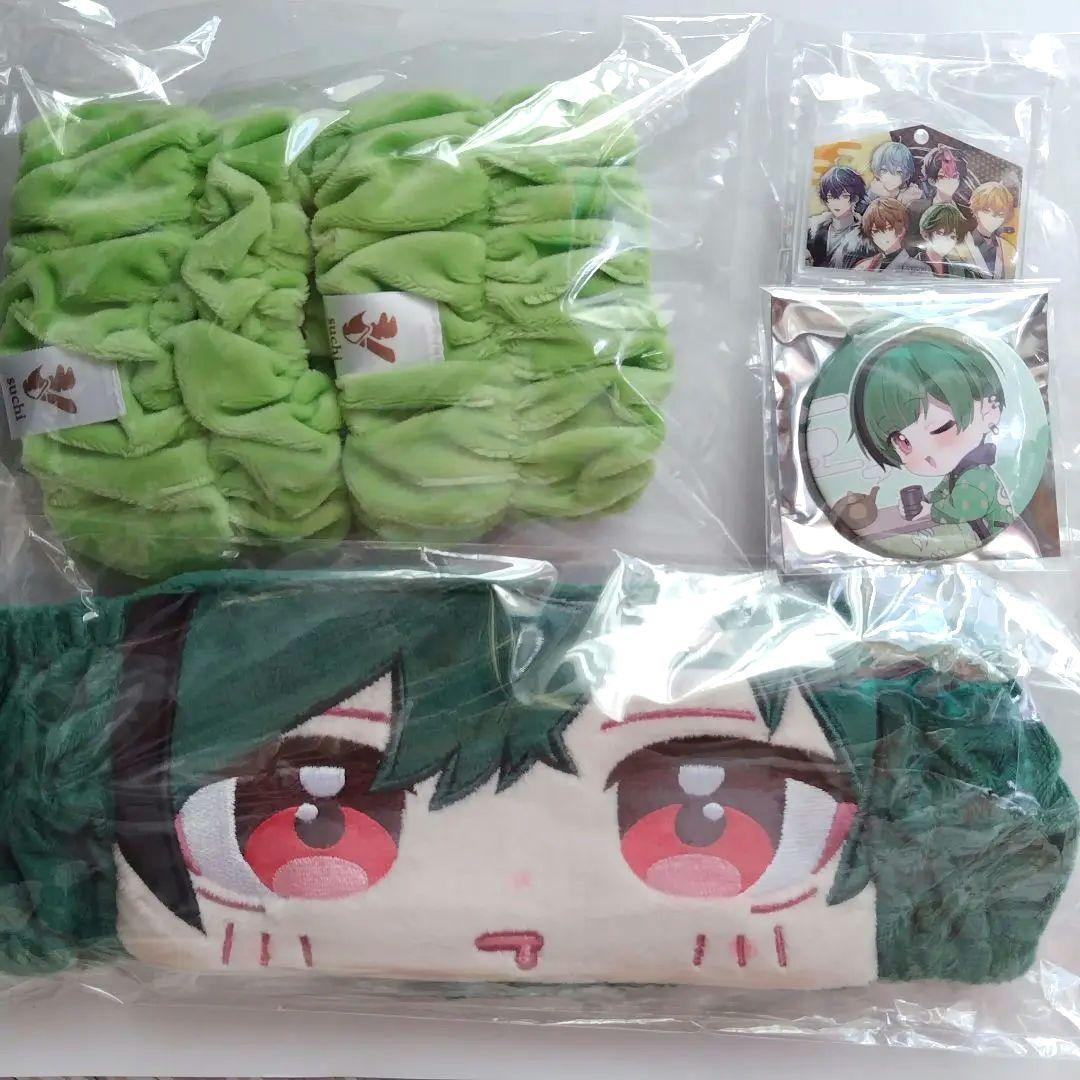 シクフォニ　ヘアバンド　リストバンドセット　缶バッジ　すち　絵馬風アクキー