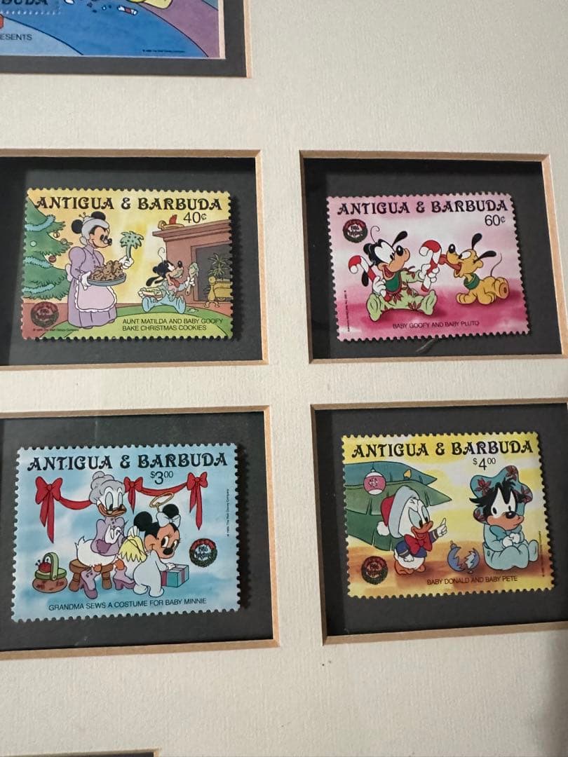 限定品ディズニー☆Authentic Postage Stanp