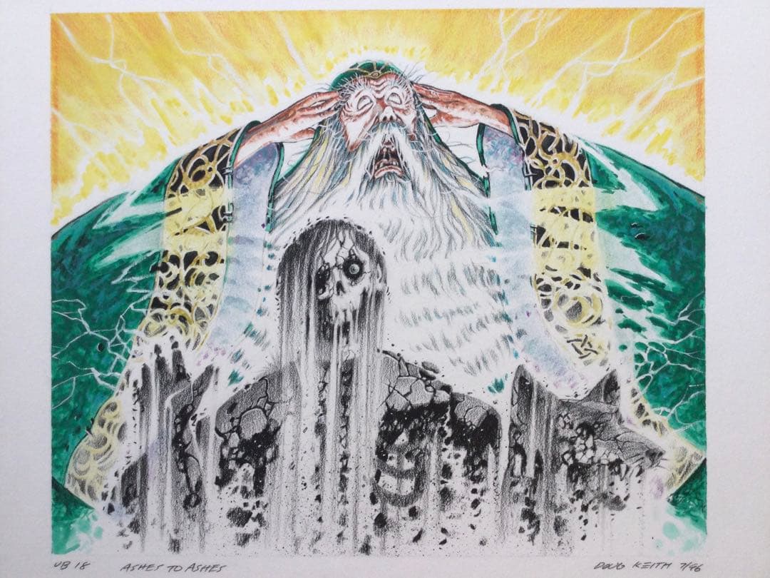 マジックザギャザリング原画『灰は灰に』