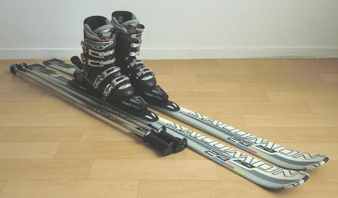 ■■送料無料■サロモン■メンズスキーフルセット■板158靴26.5■メンテ付■