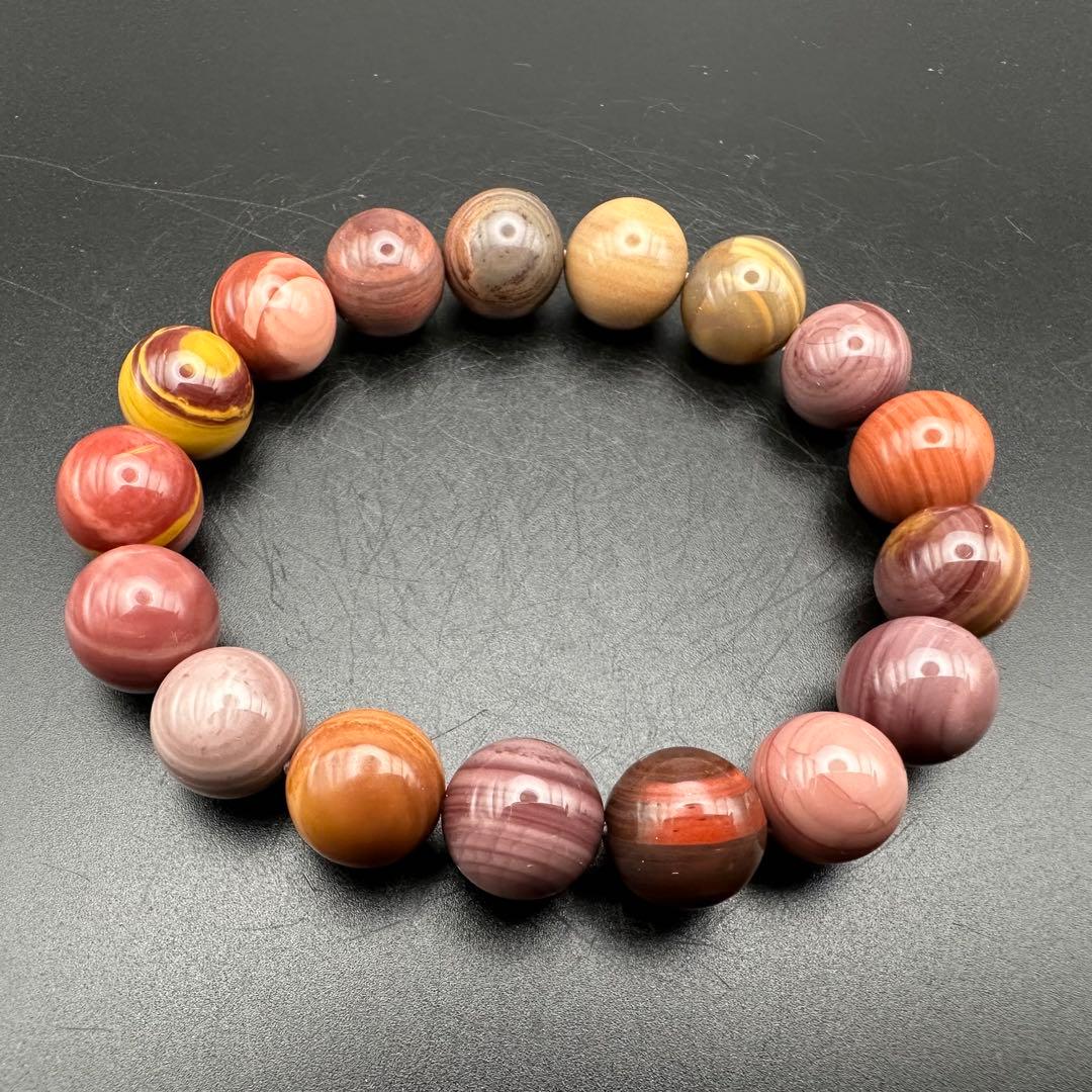 珍しい色味！！　トロピカルカラー　天眼アラシャンメノウ　ブレスレット
