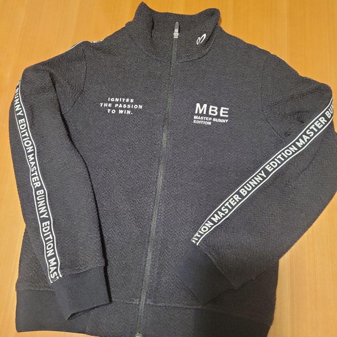 23年モデル‼️お洒落❤MASTER BUNNY ロゴテープブルゾン☆ブラック