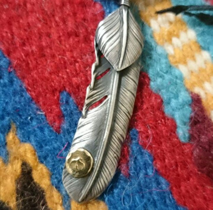 上銀メタル付き特大フェザー