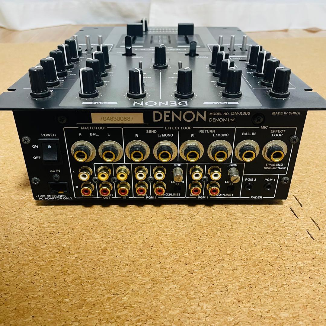美品　DENON DN-X300　DJミキサー アダプター付