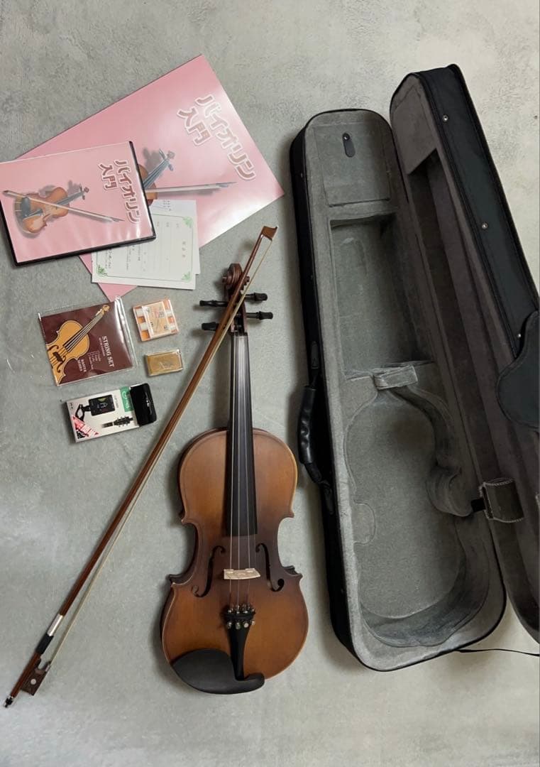 *バイオリン*初心者セット*Hallstatt V-12*4/4サイズ*ブラウン