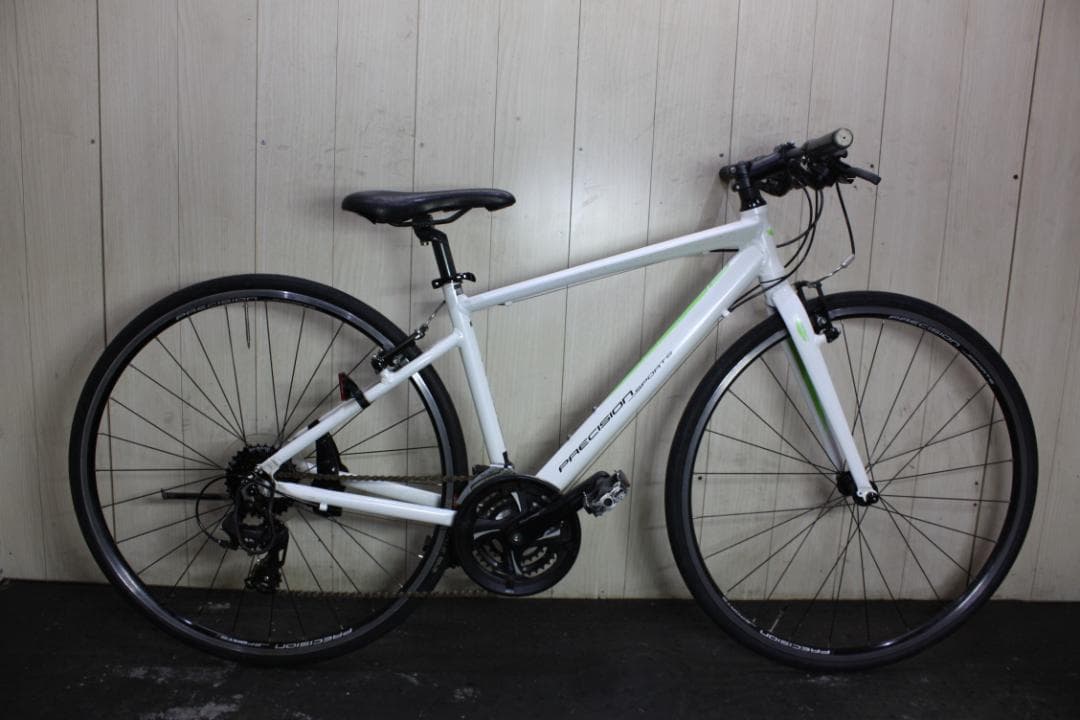 PRECISION SPORT アルミ 24速 430mm クロスバイク 白