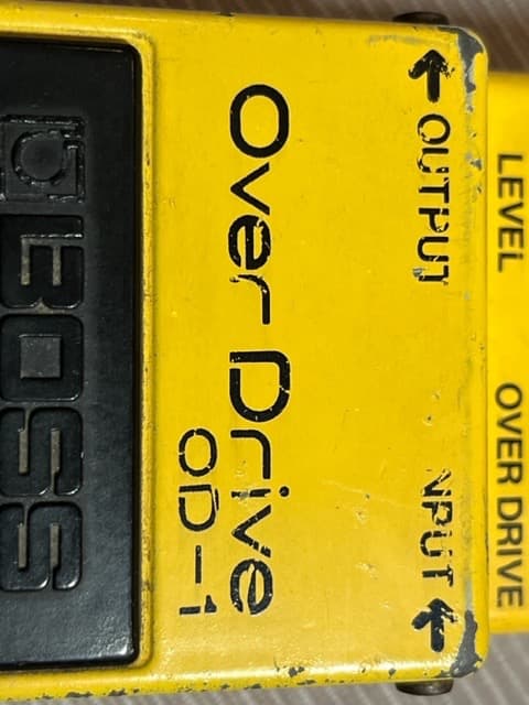 【美品】BOSS OD-1　銀ネジ　1980年製