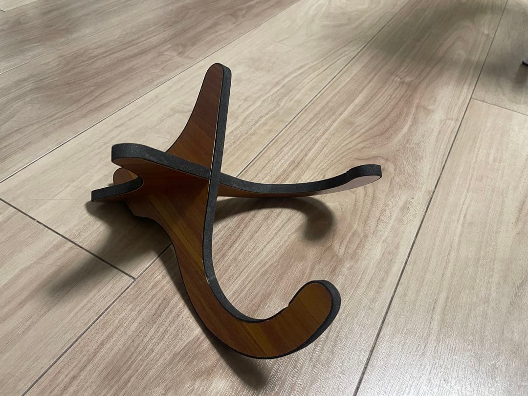 三線 本体 強化張り 木目の綺麗な三線 スタンド付き