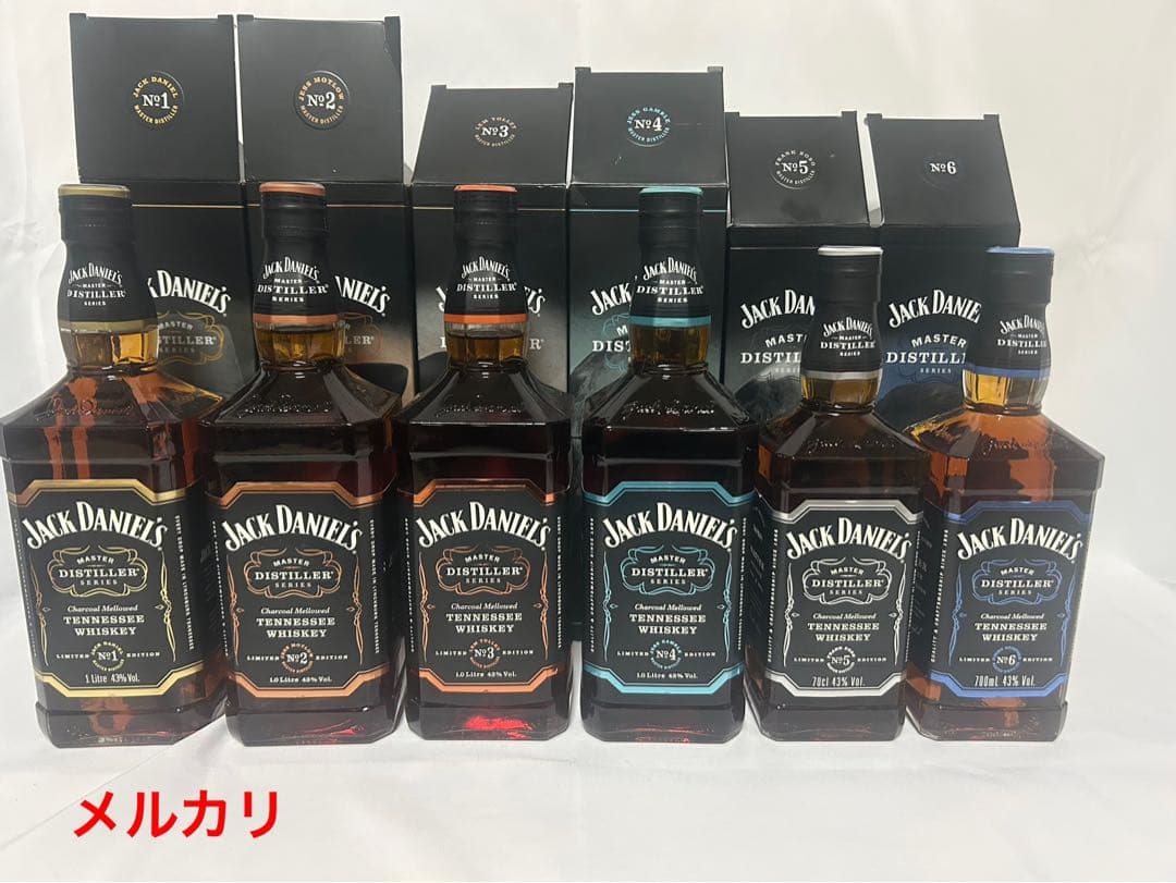 ジャックダニエル マスターディスティラー NO.1〜NO.6 セット