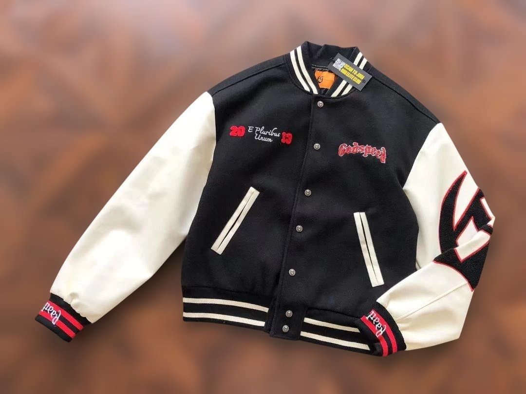 Godspeed バルキーボンバージャケット 黒/白