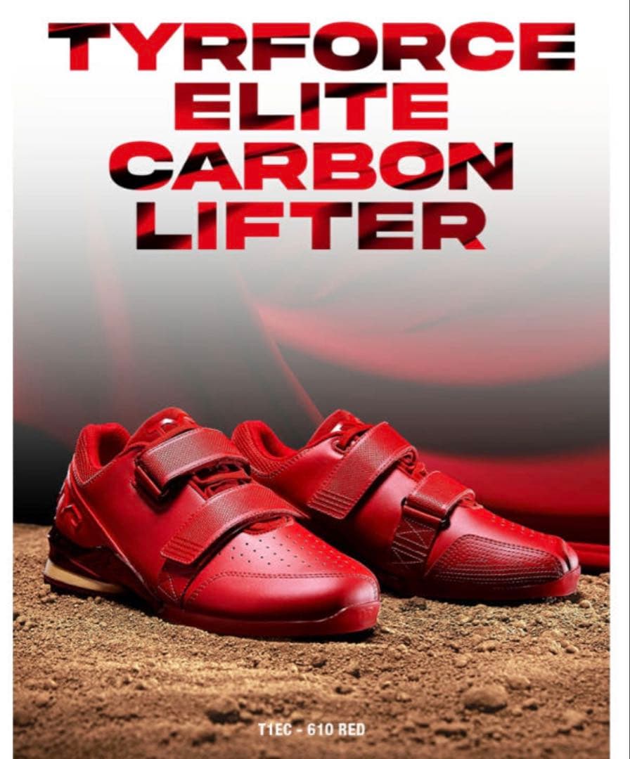 TYR TYRFORCE エリートカーボンリフター レッド サイズ 25.5cm