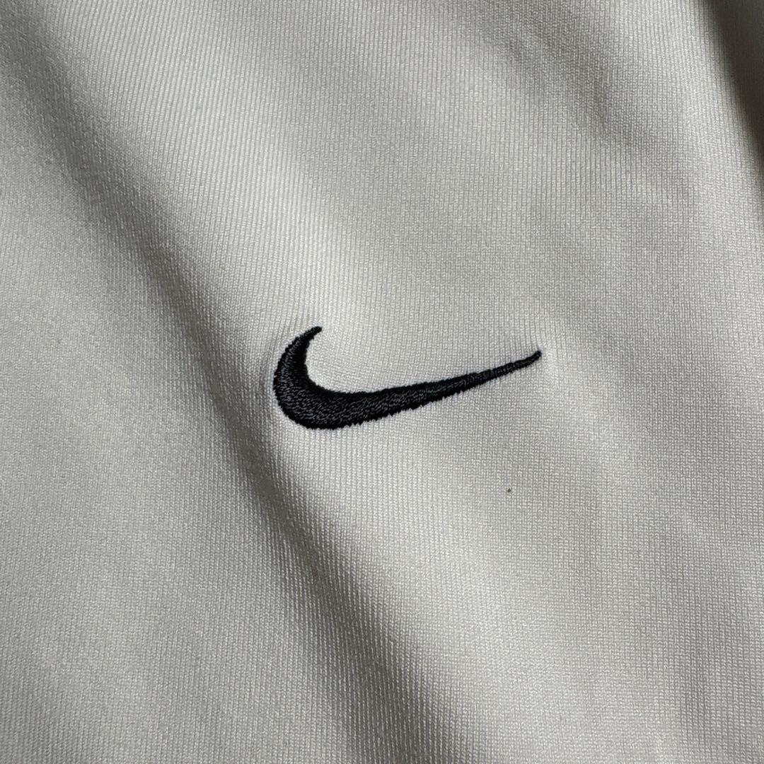 90s OLD NIKE GOLF モックネック ロンT 刺繍ロゴ カットソー
