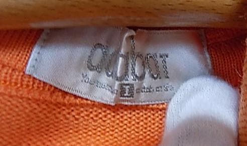 34003　アダバット　メンズ　ニット　オレンジ　サイズ1